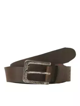 Кожаный ремень Jack & Jones "JACMARRAKECH LEATHER BELT", цвет Brown Stone