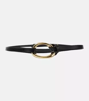 Кожаный ремень Jil Sander, черный