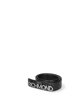 Кожаный ремень John Richmond Belt , черный