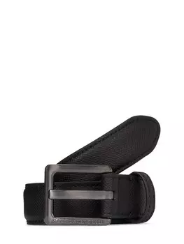 Кожаный ремень Karl Lagerfeld Belt, черный