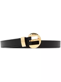 Кожаный ремень LOEWE, черный