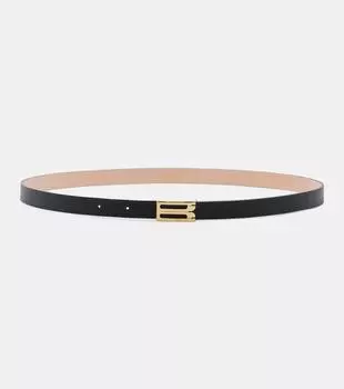 Кожаный ремень Micro Frame Victoria Beckham, черный