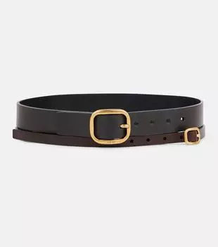 Кожаный ремень Multi Loewe, Black/Dark Brown/Gold