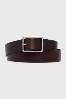 Кожаный ремень Tommy Hilfiger, коричневый