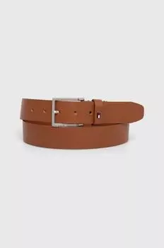 Кожаный ремень Tommy Hilfiger, коричневый