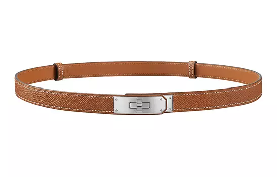 Ремень унисекс Hermes, коричневый