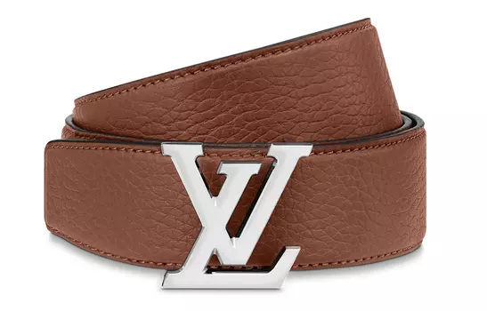 Кожаный ремень унисекс LOUIS VUITTON, Коричневый