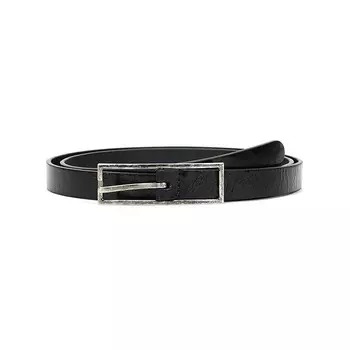 Кожаный ремень унисекс SAINT LAURENT, Black