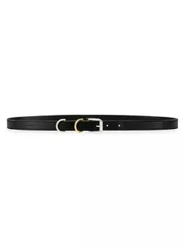 Кожаный ремень Voyou Givenchy, черный