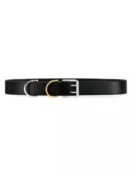 Кожаный ремень Voyou Givenchy, черный