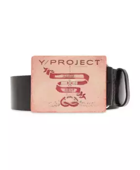 Кожаный ремень Y/Project, черный