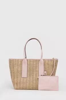 Красивая сумочка DKNY, бежевый