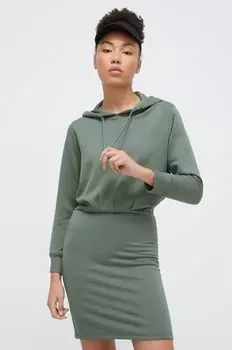 Красивое платье DKNY, зеленый