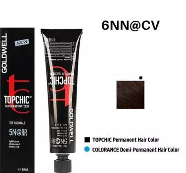 Краска для волос 5-BP 6NN@CV, 60 мл Goldwell, Topchic