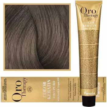 Краска для волос 7.13, 100 мл Fanola, Oro Therapy, Color Keratin Oro Puro