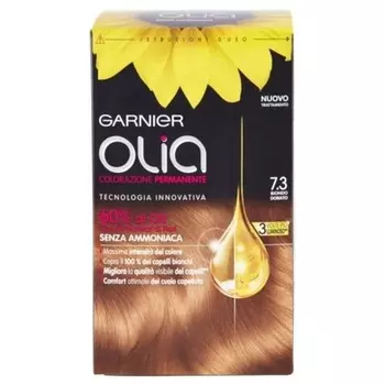 Краска для волос без аммиака Olia N. 7.3 Золотой блондин, Garnier