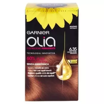 Краска для волос без аммиака Olia Светло-шоколадно-коричневый, Garnier