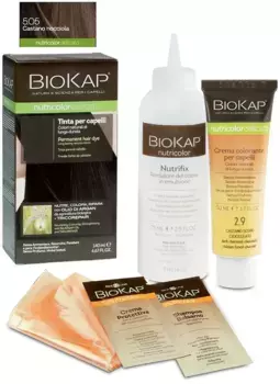 Краска для волос Biokap Nutricolor Delicato 5.05 Фундук-коричневый
