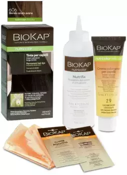 Краска для волос Biokap Nutricolor Delicato 6.06 Темно-русый Гавана