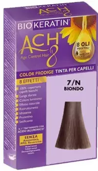 Краска для волос Biokeratin Ach 8 Color Prodige Color 7/N Blonde