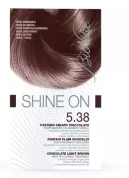 Краска для волос Bionike Shine On 5.38 Light Brown Chocolate