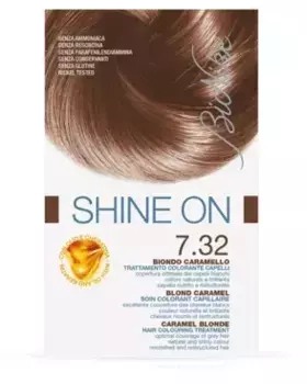 Краска для волос Bionike Shine On 7.32 Карамельный блонд Краска для волос