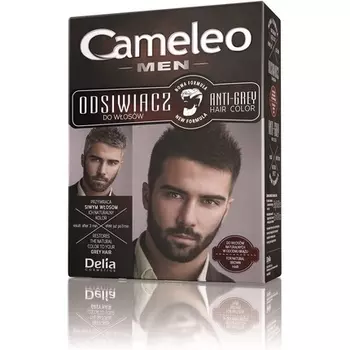Краска для волос Delia Anti Grey для мужчин, натуральные каштановые волосы, Delia Cosmetics