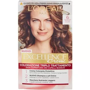 Краска для волос Excellance N.6 Темно-русый, L'Oreal