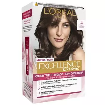 Краска для волос Excellence Creme Tintes L'Oral Pars, 5.02 Castano Claro Helado