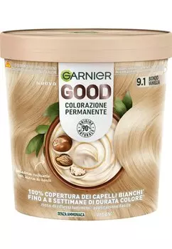 Краска для волос GARNIER GOOD COLORAZIONE PERMANENTE SENZA AMMONIACA, 90% DI ORIGINE NATURALE, 2 PACK Garnier, желтый