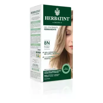 Краска для волос Herbatint Permanent Gel 8N Светлый блондин 150 мл