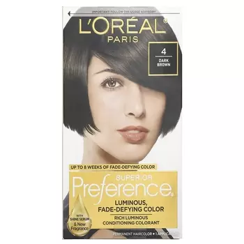 Краска для волос L'Oral Superior Preference Luminous 4 темно-коричневый