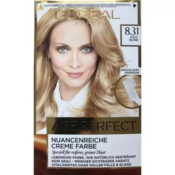Краска для волос L'Oreal Age Perfect № 8.31 Золотистый блондин