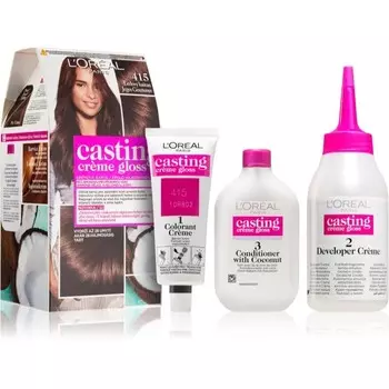 Краска для волос L'Oreal Paris Casting Creme Gloss оттенок 415 Iced Chocolate 1 шт L’Oreal Paris