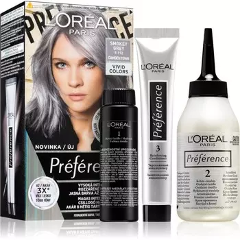 Краска для волос L’Oreal Paris Prfrence Vivids оттенок 9.112 дымчато-серый 1 шт