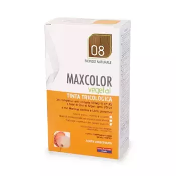 Краска для волос Max Color Vegetal 08 Natural Blonde 140 мл Vital Factors