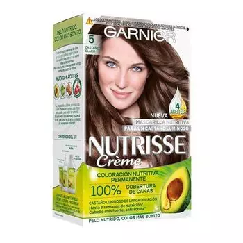 Краска для волос Nutrisse Tinte Capilar Garnier, 5 - Castano Claro