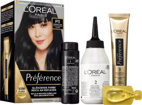 Краска для волос P11 Manhattan Cool Intense Black 1 шт. L'Oreal