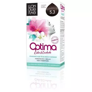 Краска для волос Tintes Optima Llongueras, 5.3 Castao Claro Dorado
