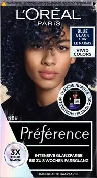 Краска для волос Vivid Colors 1.102 Синий Черный 1 шт. L'Oreal