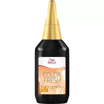 Краска для волос Wella Color Fresh, Nr. 7/47 Mittelblond Rot-Braun / 75 ml