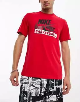 Красная футболка с логотипом Nike Basketball