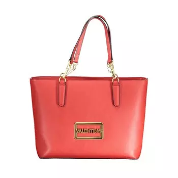 Красная полиэтиленовая сумка Valentino Bags