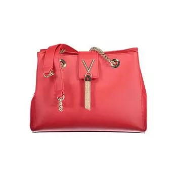 Красная полиэтиленовая сумка Valentino Bags