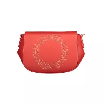 Красная полиэтиленовая сумка Valentino Bags, красный