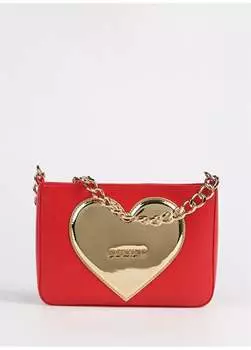 Красная женская сумка через плечо размером 15x17x13 смjc4227pp1ik2250a Love Moschino, красный