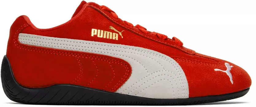 Красно-белые кроссовки Speedcat OG PUMA