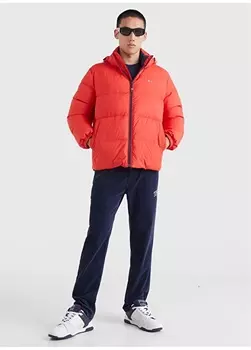 Красное мужское пальто Tommy Jeans