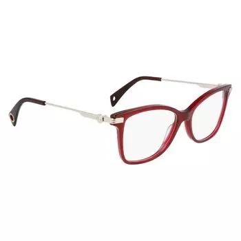 Красные ацетатные оправа Lanvin