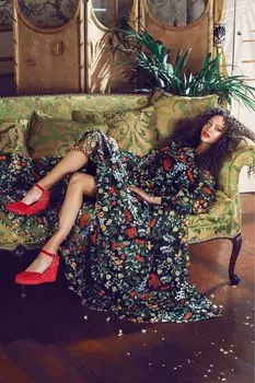 Красные кожаные босоножки Arabella на танкетке Jones Bootmaker, красный